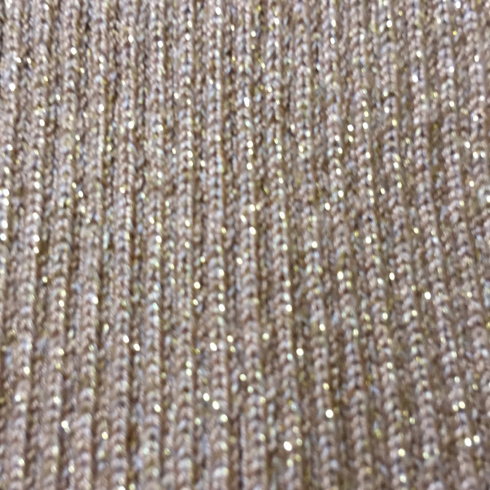 INC Gold Knit V Neck Sweater Size L - Picture 4 of 7